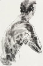 sketch of Tomás from the side