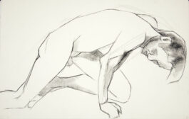 figure drawing of an unknown model